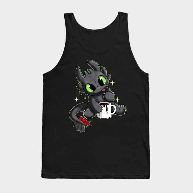 Fury black coffee Tank Top by peekxel